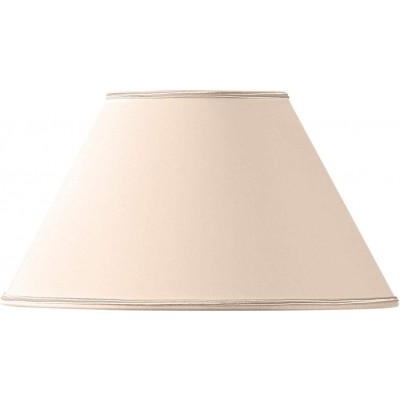 Pantalla para lámpara Forma Cónica Ø 45 cm. Tulipa Salón, comedor y dormitorio. Color beige