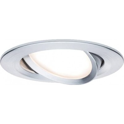 109,95 € Free Shipping | 3 units box Recessed lighting 7W 2700K Very warm light. Round Shape 8×8 cm. LED Living room, dining room and bedroom. Modern Style. Aluminum and Metal casting. Gray Color