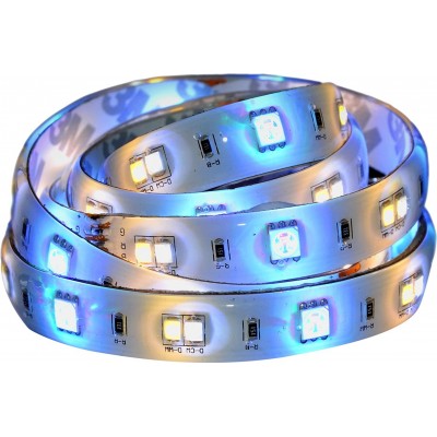 59,95 € Kostenloser Versand | LED-Streifen und Schlauch 24W LED 2000 cm. 20 Meter. LED Strip Coil-Reel Pmma. Weiß Farbe