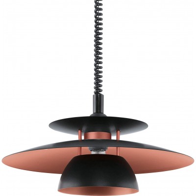 107,95 € Бесплатная доставка | Подвесной светильник Eglo 60W 110 cm. Пмма. Чернить Цвет
