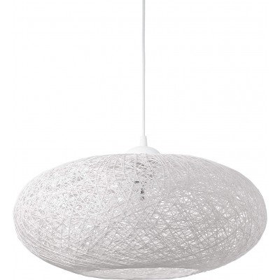 85,95 € Free Shipping | Hanging lamp Eglo 60W Spherical Shape Living room, dining room and bedroom. Modern Style. PMMA and Metal casting. Silver Color