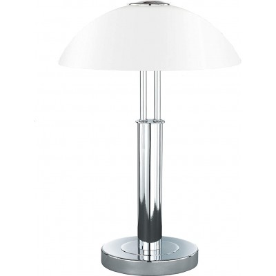 Lampe de table 40W Façonner Sphérique 42×28 cm. Salle, salle à manger et chambre. Style moderne. Acier. Couleur chromé