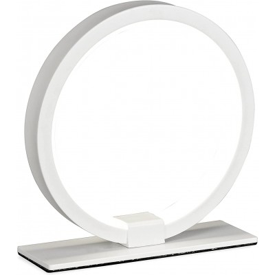 電気スタンド 円形 形状 16×15 cm. リビングルーム, ダイニングルーム そして ロビー. モダン そして 涼しい スタイル. 鋼, ステンレス鋼 そして アルミニウム. 白い カラー