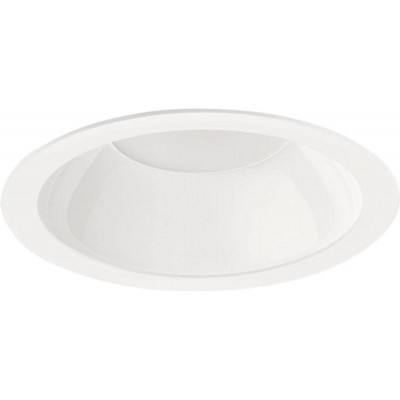 126,95 € Free Shipping | Recessed lighting Philips 20W Round Shape 1×1 cm. LED Living room, dining room and bedroom. Aluminum. White Color