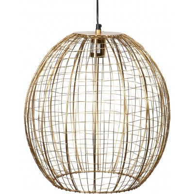 118,95 € Free Shipping | Hanging lamp Spherical Shape 40×40 cm. Kitchen, dining room and bedroom. Modern Style. Metal casting and Brass. Golden Color