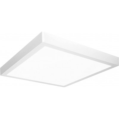 93,95 € Envoi gratuit | Luminaire encastré 22W 40×40 cm. LED RVB multicolores Aluminium. Couleur blanc