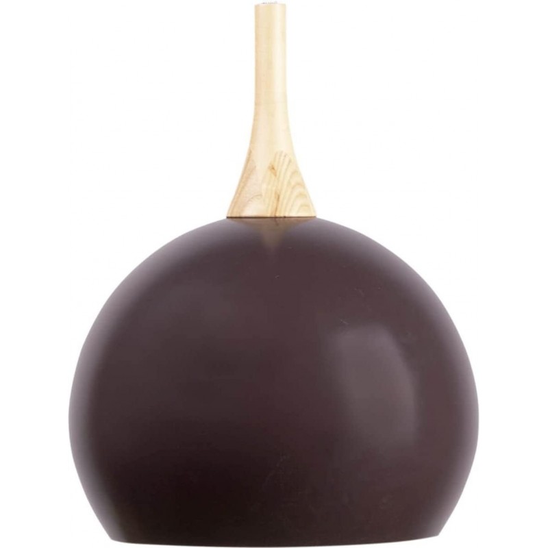 137,95 € Free Shipping | Hanging lamp Spherical Shape Ø 30 cm. Living room, bedroom and lobby. Brown Color