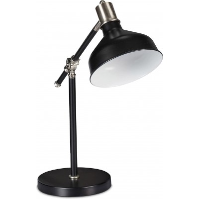 71,95 € Envio grátis | Lampada de escritorio 54×53 cm. Ajustável na posição Pmma e metais. Cor preto