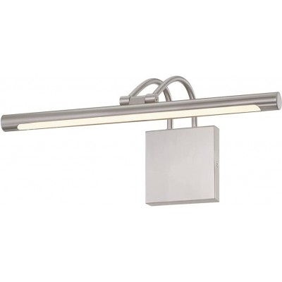 72,95 € Spedizione Gratuita | Illuminazione dell'immagine 15W 47×23 cm. Metallo nichelato. Colore grigio