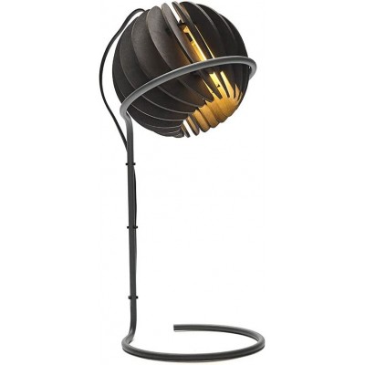 Lámpara de escritorio 10W Forma Esférica 44×18 cm. Comedor, dormitorio y vestíbulo. Acero. Color negro