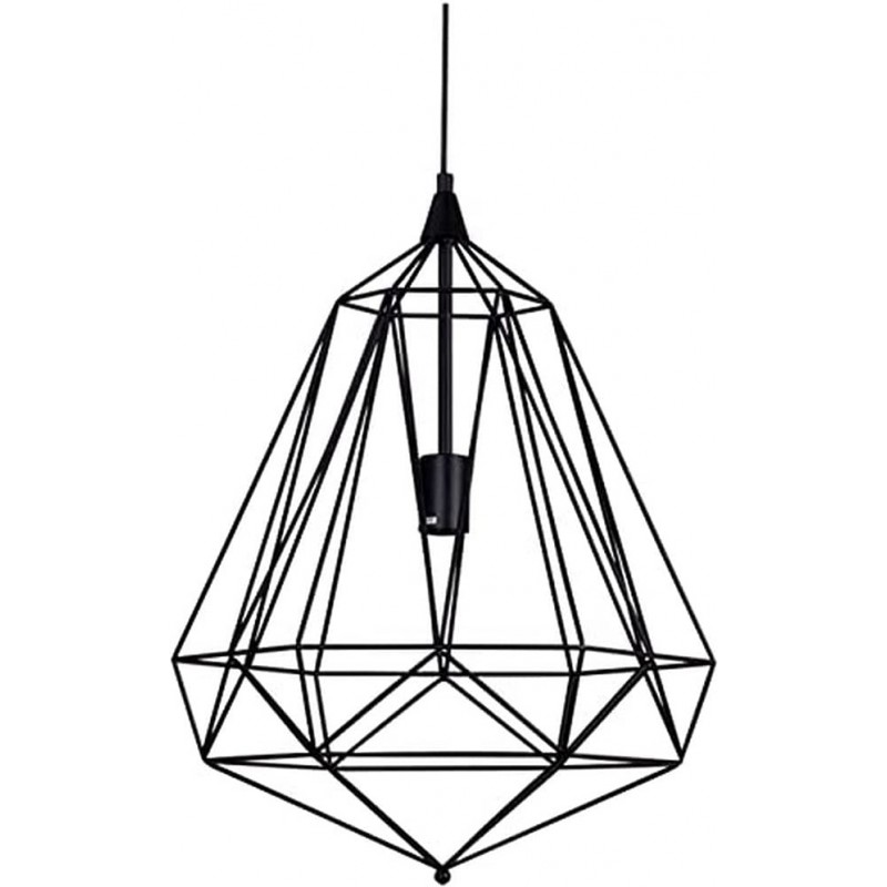 132,95 € Free Shipping | Hanging lamp 40W 56×45 cm. Dining room, bedroom and lobby. Metal casting. Black Color