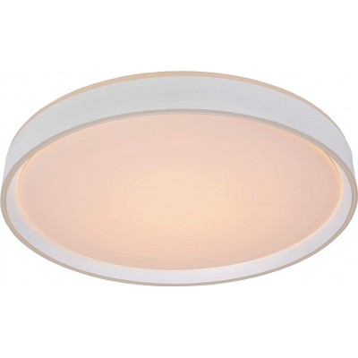 114,95 € Free Shipping | Indoor ceiling light 36W Round Shape Ø 50 cm. LED Living room, dining room and bedroom. Modern Style. Acrylic and Metal casting. White Color