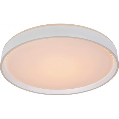 108,95 € Envío gratis | Plafón de interior 36W Ø 50 cm. LED Acrílico y metal. Color blanco