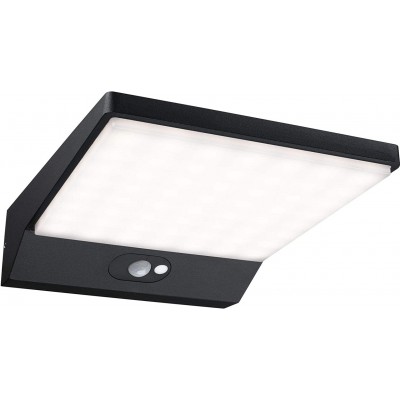 Applique murale d'extérieur 10W 3000K Lumière chaude. 25×18 cm. LED Aluminium. Couleur noir