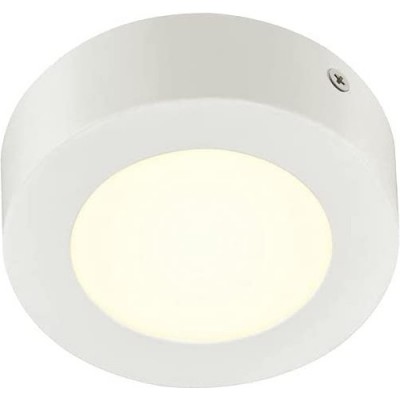 Lampada da parete per interni 8W Forma Rotonda 12×12 cm. LED regolabile in posizione Sala da pranzo, camera da letto e atrio. Alluminio. Colore bianca
