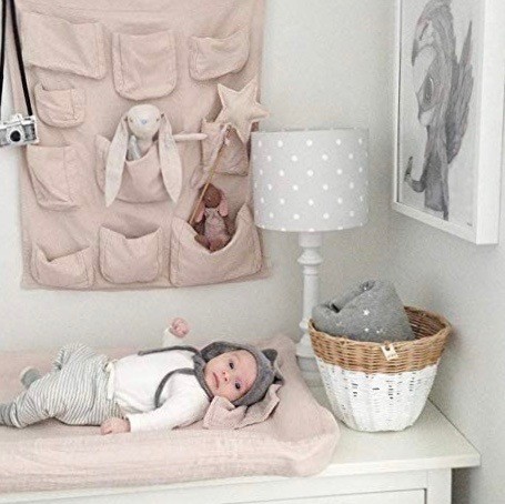 99,95 € Free Shipping | Kids lamp 60W 55×25 cm. Tulip Wood. Gray Color