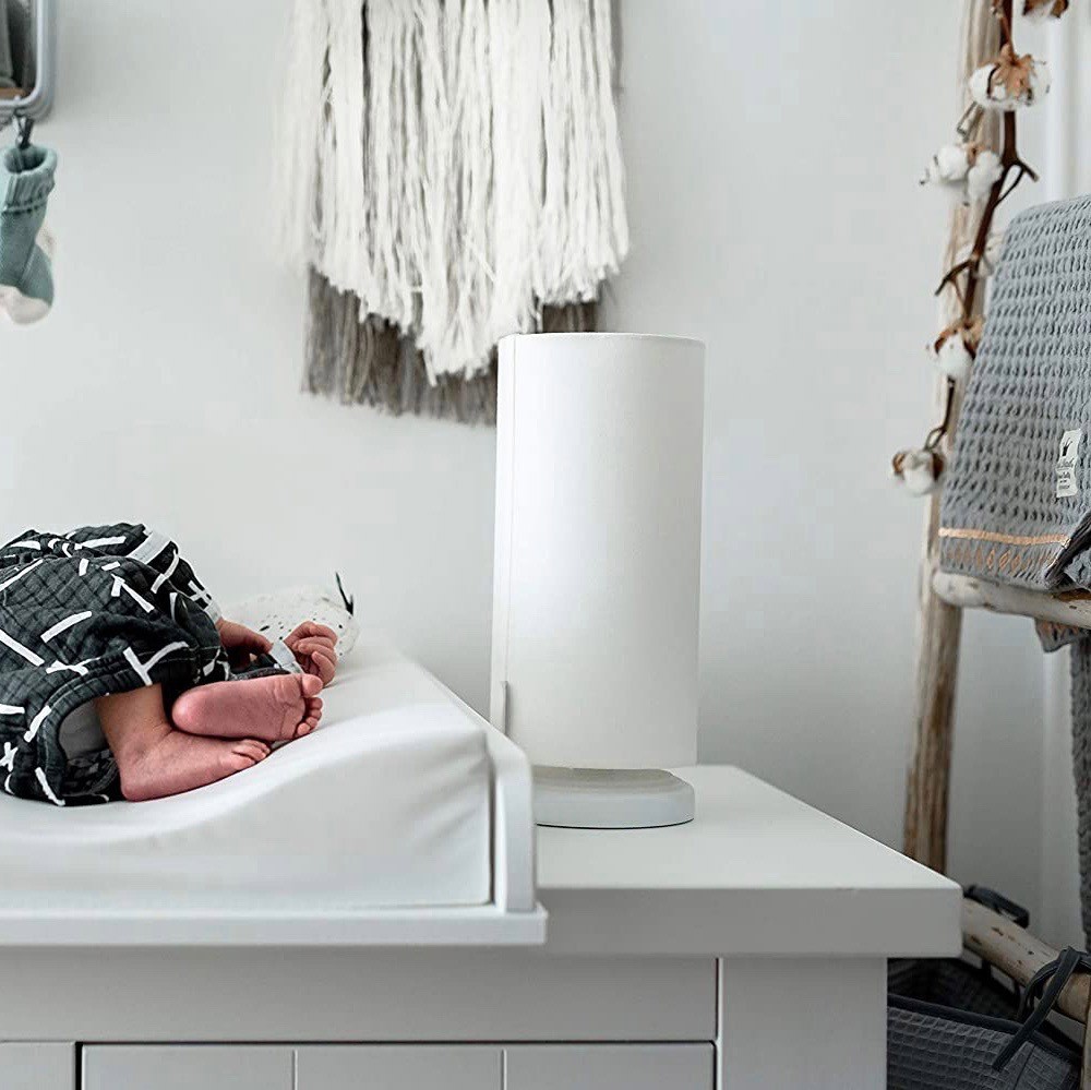 76,95 € Spedizione Gratuita | Lampada da tavolo 40W 32×13 cm. Legna. Colore bianca