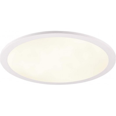 75,95 € Free Shipping | Indoor ceiling light Reality 20W Round Shape Ø 40 cm. Living room, dining room and lobby. PMMA. White Color
