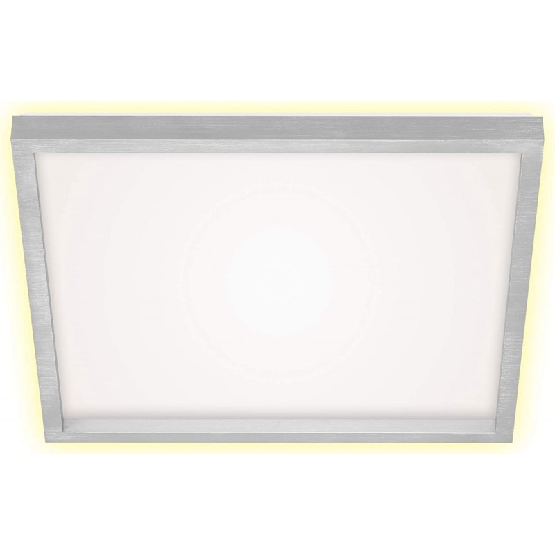 79,95 € 送料無料 | 屋内シーリングライト 平方 形状 42×42 cm. LED。バックライト効果 リビングルーム, ダイニングルーム そして ベッドルーム. モダン スタイル. アルミニウム. 白い カラー