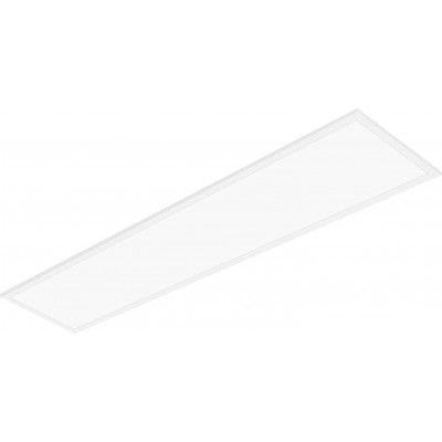 206,95 € 免费送货 | LED面板 30W 长方形 形状 120×30 cm. LED 客厅, 饭厅 和 卧室. 铝. 白色的 颜色