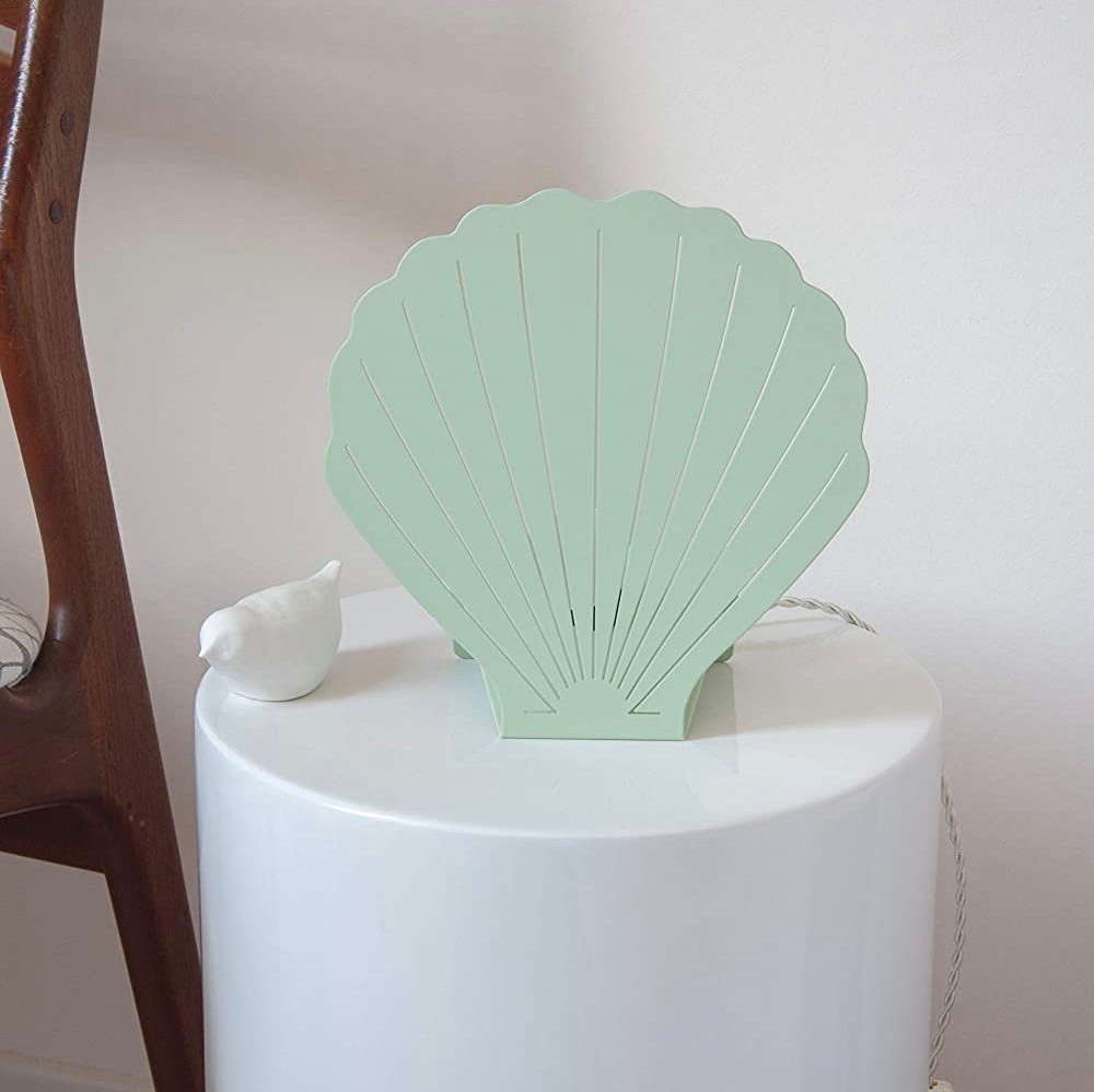 105,95 € Envoi gratuit | Applique murale d'intérieur 23×23 cm. Conception en forme de coquille Métal. Couleur vert