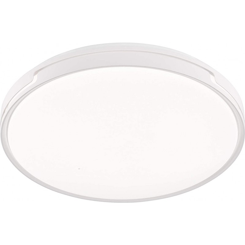 113,95 € Free Shipping | Indoor ceiling light 34W Round Shape 49×49 cm. Living room, dining room and bedroom. Modern Style. Acrylic. White Color