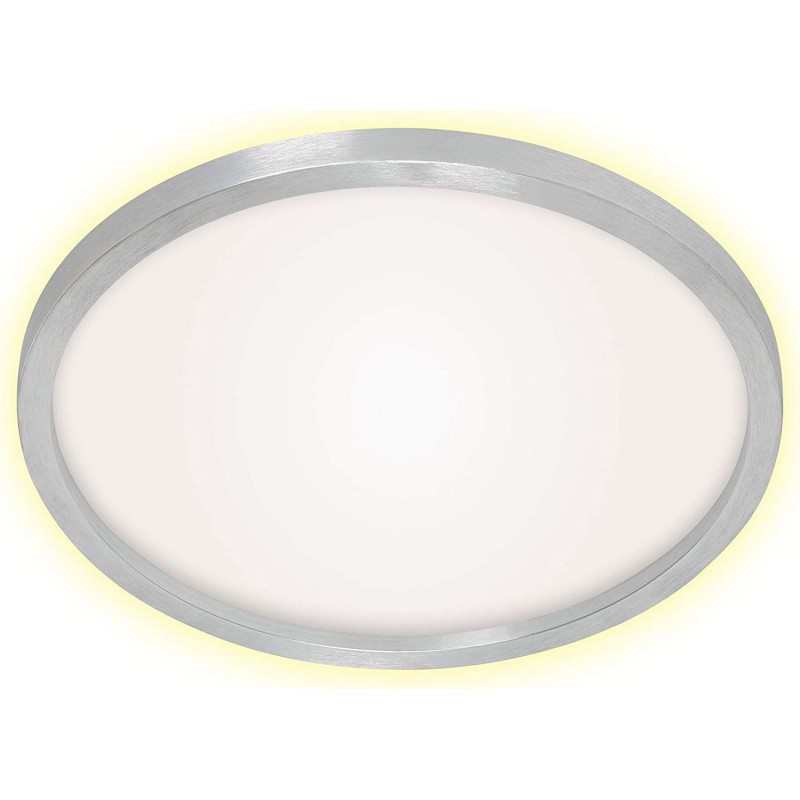 125,95 € Envoi gratuit | Plafonnier intérieur 22W Façonner Ronde Ø 42 cm. LED. effet de lumière noire Salle, salle à manger et chambre. Style moderne. Aluminium. Couleur aluminium