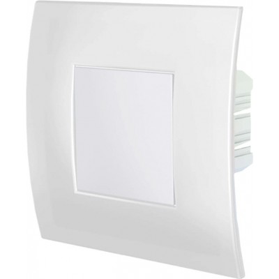 75,95 € Envio grátis | Iluminação embutida 90×90 cm. Pmma. Cor branco