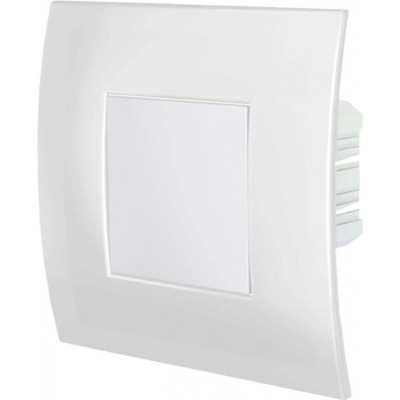Inneneinbauleuchte Quadratische Gestalten 90×90 cm. Wohnzimmer, esszimmer und empfangshalle. PMMA. Weiß Farbe