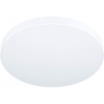 Plafoniera da interno Eglo 24W Ø 45 cm. Telecomando Acciaio e pmma. Colore bianca