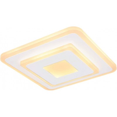 125,95 € Free Shipping | Indoor ceiling light 12W Square Shape 20×20 cm. Living room, dining room and bedroom. Acrylic and Metal casting. White Color