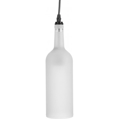 Lámpara colgante 8W Forma Cilíndrica 107 cm. Salón, dormitorio y vestíbulo. Metal. Color blanco
