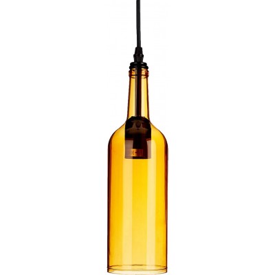 Подвесной светильник 8W Цилиндрический Форма 107 cm. Гостинная, столовая и спальная комната. Металл. Желтый Цвет