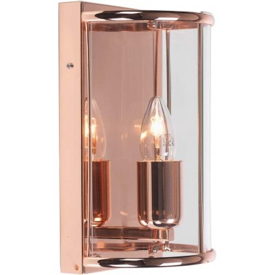 78,95 € Free Shipping | Indoor wall light 60W Cylindrical Shape 32×22 cm. Living room, dining room and bedroom. Metal casting. Copper Color