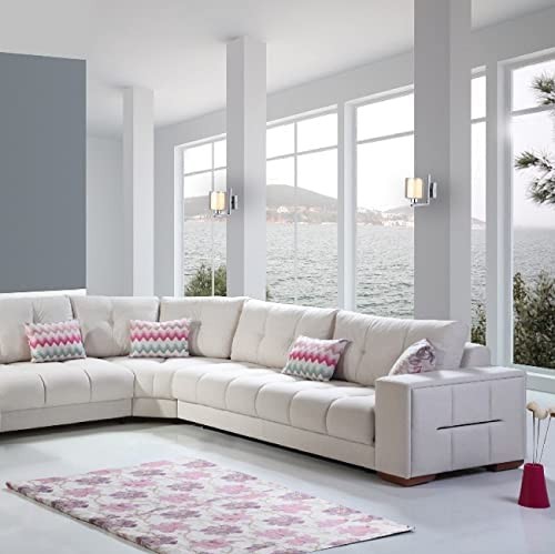 93,95 € Spedizione Gratuita | Lampada da parete per interni 40W 27×25 cm. Cristallo e metallo. Colore cromato