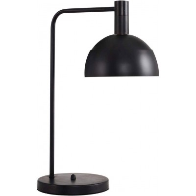 Lampada de escritorio 40W Forma Esférica 45×34 cm. Sala de estar, sala de jantar e salão. Metais. Cor preto
