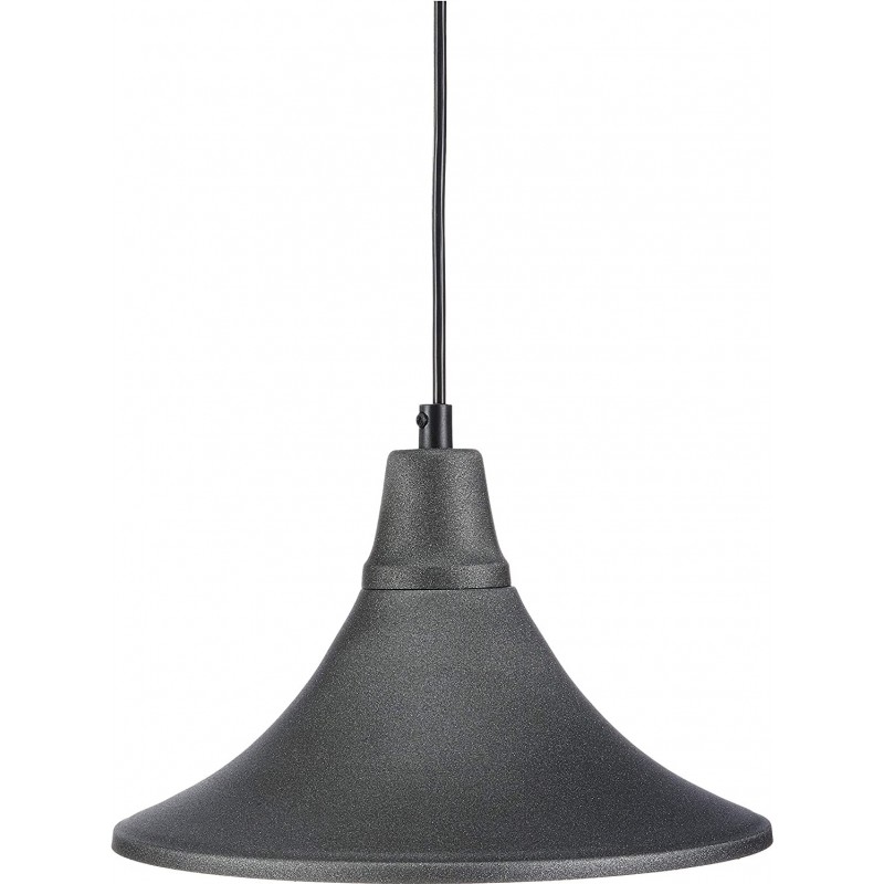 89,95 € Envoi gratuit | Lampe à suspension Façonner Conique 70×25 cm. Salle, salle à manger et chambre. Métal. Couleur noir