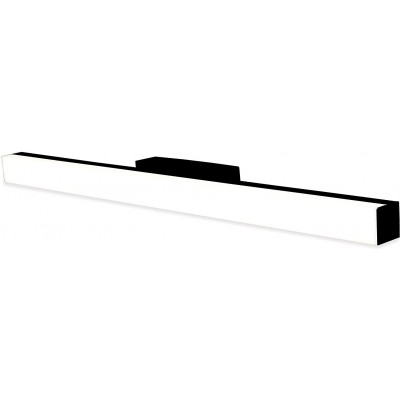 Illuminazione per mobili 20W Forma Estesa 82×10 cm. Soggiorno, camera da letto e atrio. Metallo. Colore nero