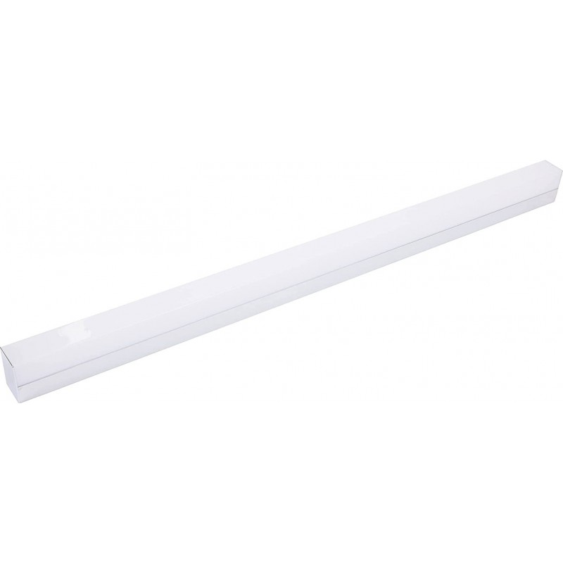 89,95 € Envio grátis | Equipamentos de iluminação 18W Forma Alongada 94×7 cm. Filtro de linha Sala de estar, sala de jantar e quarto. Cor cromado