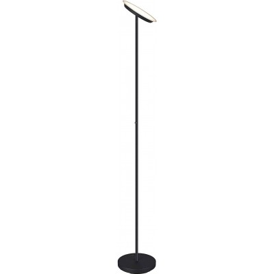 Floor lamp Reality 179×28 cm. Dimmable LED Metal casting. Black Color