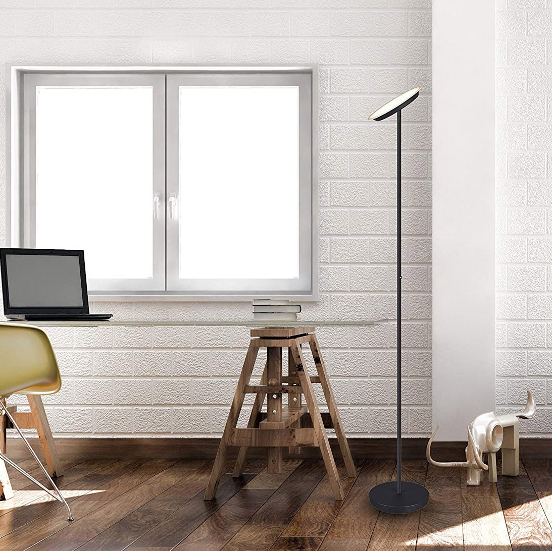 119,95 € Envoi gratuit | Lampadaire Reality 179×28 cm. LED dimmables Métal. Couleur noir