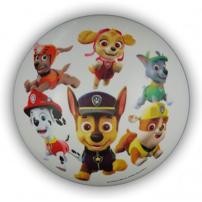 113,95 € Free Shipping | Kids lamp 15W Round Shape 36×36 cm. Paw Patrol Design Living room, bedroom and lobby. PMMA