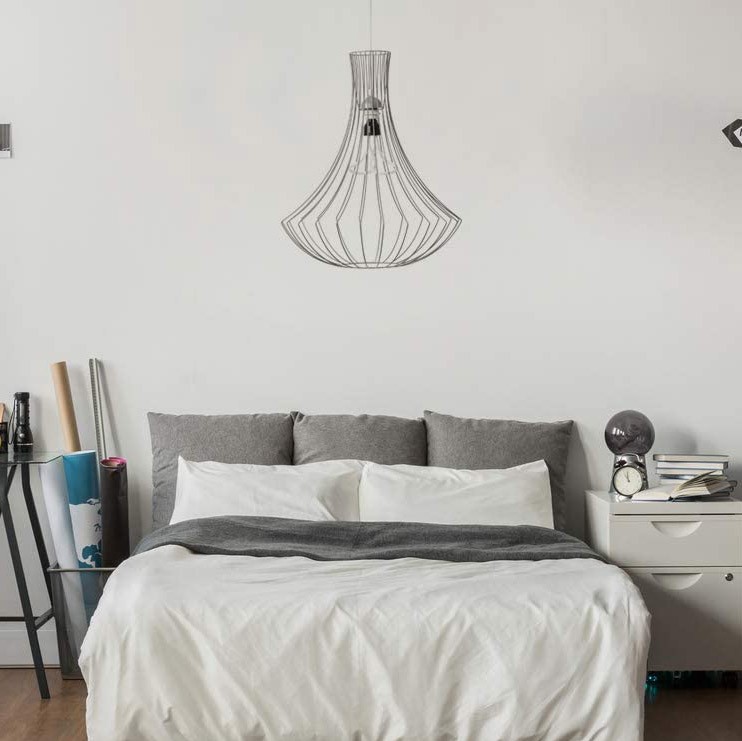 89,95 € Kostenloser Versand | Hängelampe 60×52 cm. Stahl und metall. Weiß Farbe