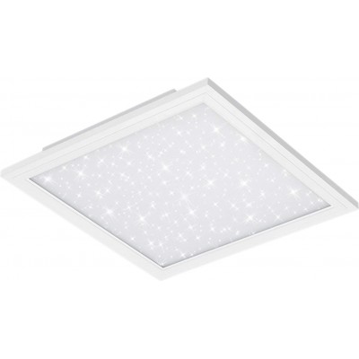 Indoor ceiling light 38W 4000K Neutral light. Square Shape 60×60 cm. LED Dining room, bedroom and lobby. Modern Style. White Color