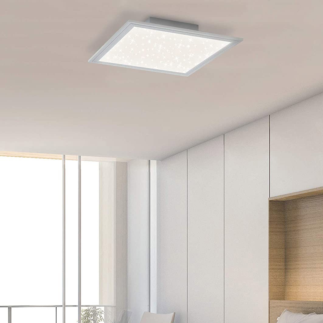 99,95 € Free Shipping | Indoor ceiling light 38W 4000K Neutral light. 60×60 cm. LED White Color