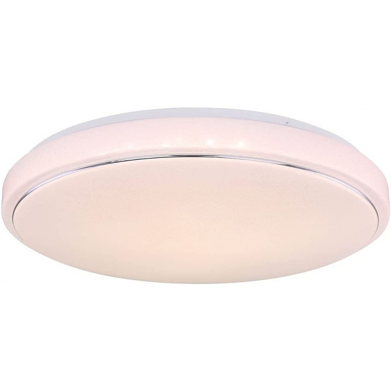 71,95 € Free Shipping | Indoor ceiling light 32W Round Shape 48×8 cm. Living room, bedroom and lobby. PMMA, Metal casting and Paper. White Color