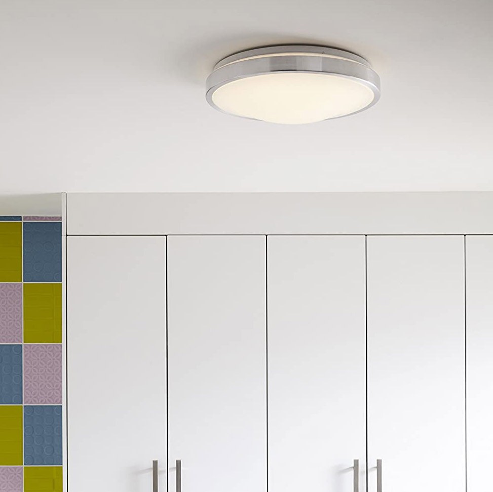 115,95 € Envio grátis | Luz de teto interna 18W 36×36 cm. Alumínio. Cor branco