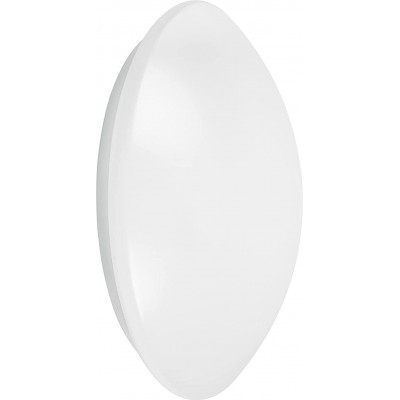 79,95 € Free Shipping | Indoor wall light 18W 3000K Warm light. Round Shape 35×35 cm. LED Living room, dining room and bedroom. PMMA and Metal casting. White Color
