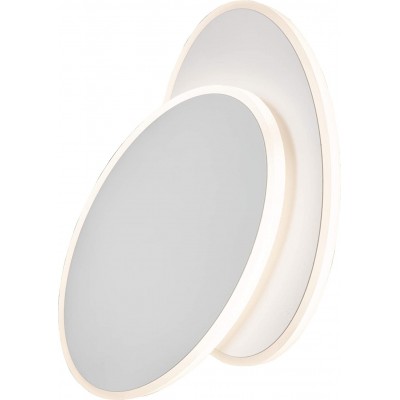 96,95 € Free Shipping | Indoor wall light 11W Round Shape 25×13 cm. Living room, dining room and bedroom. PMMA. White Color