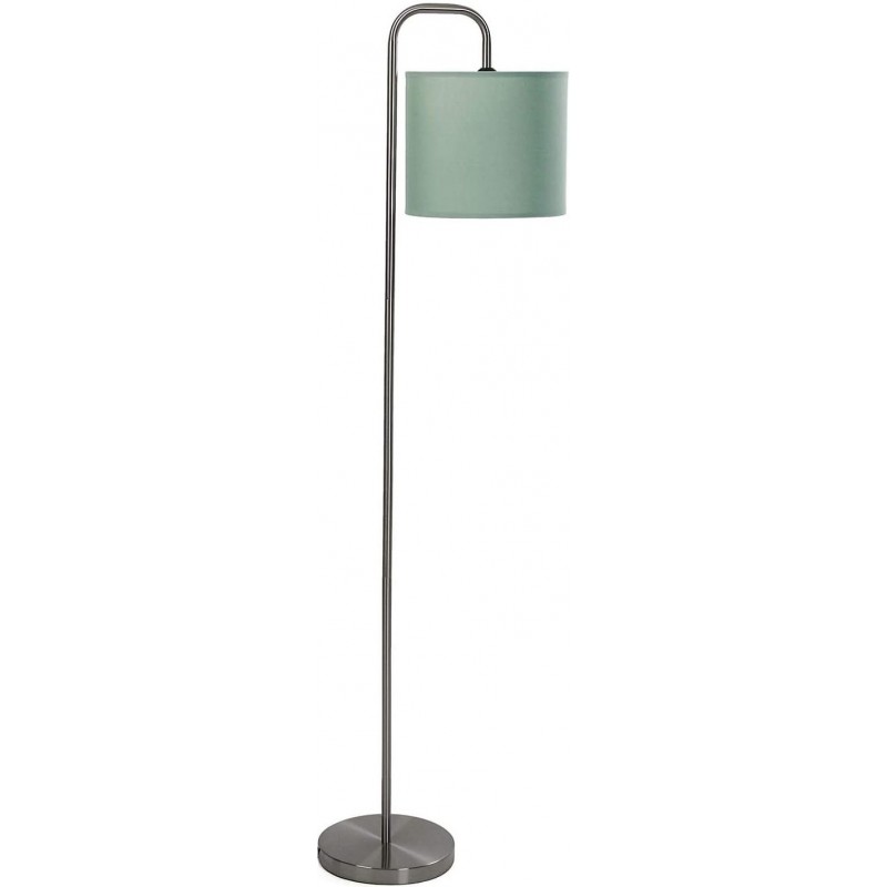 102,95 € Free Shipping | Floor lamp Cylindrical Shape 49×35 cm. Living room, dining room and bedroom. Metal casting. Green Color